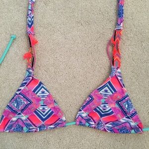 Victoria Secret Multi-color Bikini Top